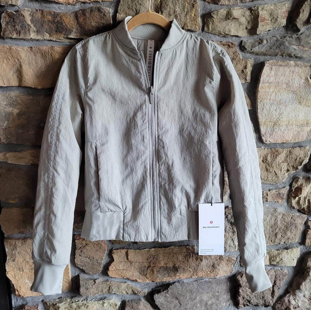 NWT Lululemon Nonstop Bomber 4 Reversible Raw Linen Puffer - Picture 13 of 14